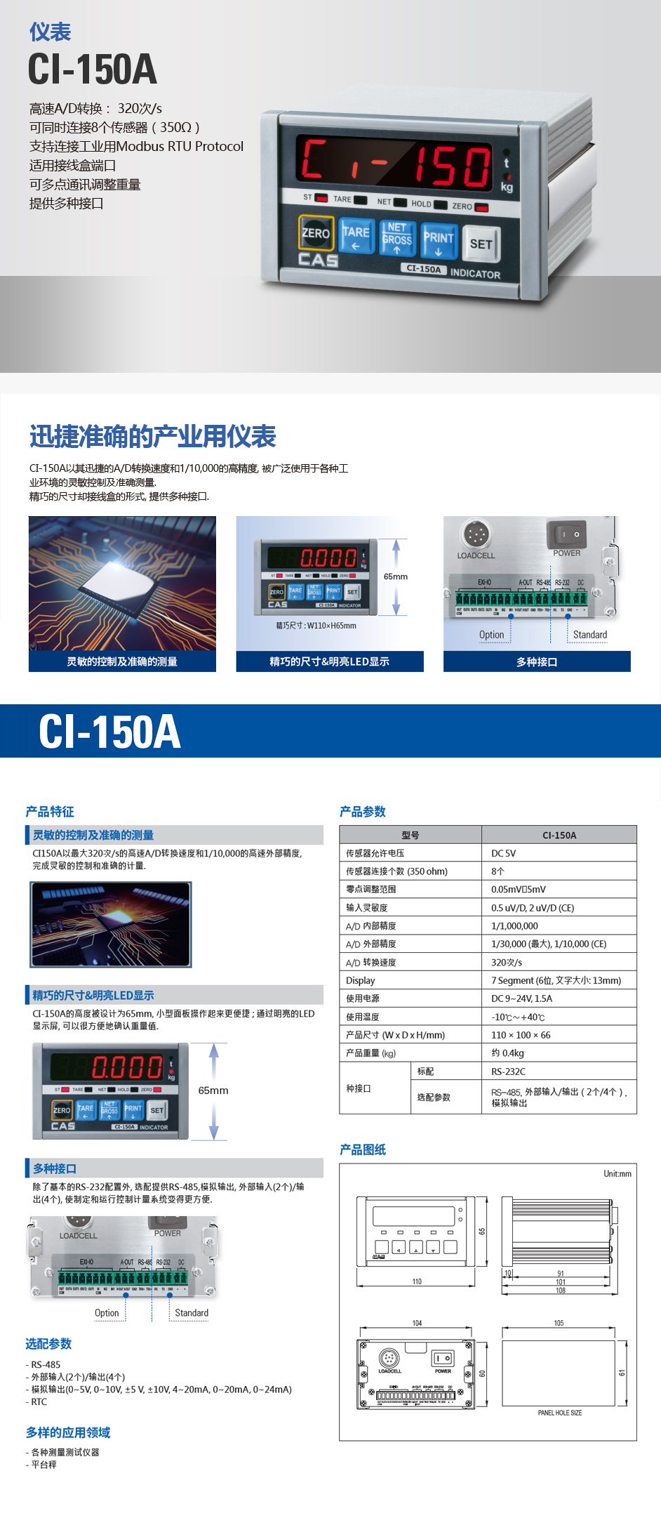 CI-150A 控制仪表(图1)